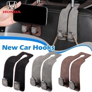 KBANG Car Seat Back Double Hook Suede Hanger Car Hook Multifunctional Metal Hook Seat Back Organizer