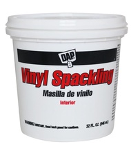Dap Vinyl Spackling 32oz - Wall Putty Filler All Purpose Formula for Household Repairs