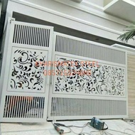 pagar rumah pagar besi motif laser cutting