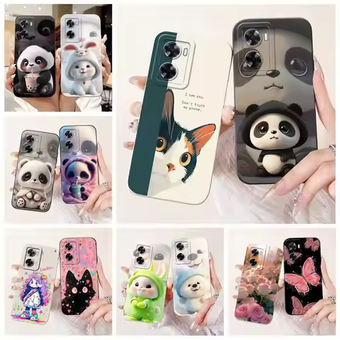 For Oppo A57 4G Case Oppo A57s Cute Fashion Cartoon Cover Matte Soft TPU Phone Case For Oppo A77s A5
