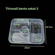 Thinwall Sekat 3 Thinwall sekat 4 (10Pcs) Thinwall bento