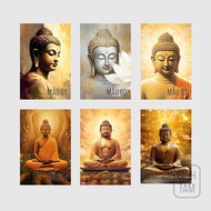 8 Buddhist meaning wall paintings - Shakyamuni Buddha - Buddha - Canvas prints given to ca