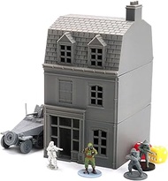 Normandy Townhouse with Shop Front - 3D Printed WW2 Tabletop Terrain | 28mm, 20mm, 15mm Scale (28mm)