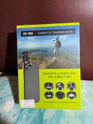 APEXEL APL-DG6V2六合一210度魚眼/120度廣角/15X微距/2X長焦/偏光/星光通用外置手機鏡頭套裝 Apexel New 2020 6in1 Combo Phone Lens Pa