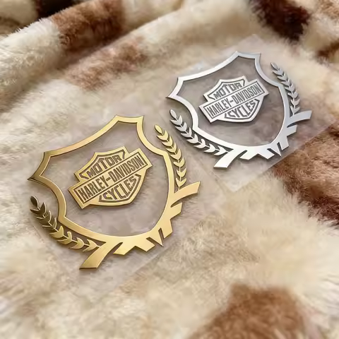 Metal Harley Davidson Sticker Logo Motorcycle Tank Helmet Emblem Decal