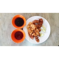 Penang's #1 Lobak (Meat Roll) and Heh Chi (Prawn Fritters) from Jalan Penang Kedai Kopi Kheng Pin