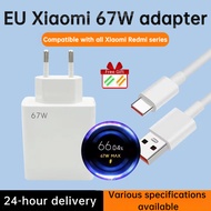 Xiaomi EU 67W Super Fast Charger 6A Tubro USB Type C Charging Data Cable Xiaomi Power Adapter