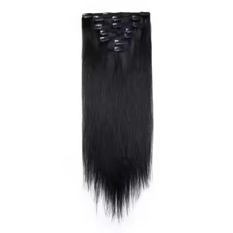 Debut Highlight P27/613 P6/613 P8/613 #613 Straight Clip In Hair Extensions Human Hair 7 Piece/Set I