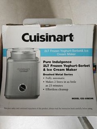 Cuisinart 2公升冰淇淋機 ICE-30BCHK