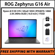 ASUS ROG Zephyrus G16 Air Ryzen AI 9 HX 370 Ultra9 185H 2.5K OLED Gaming Laptop ROG幻16 Air