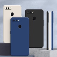 Casing Oppo F9 , solid color OPPO F9 Simple plain color anti drop silicone protective case YT