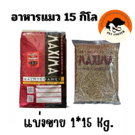 อาหารแมวแม็กซิม่า Maxima เค็มน้อย ขนาด 15 Kg