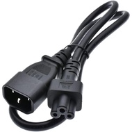 IEC 320 C14 to C5 Power Adapter Cable,Universal C14 to C5 Adapter Converter C5 to C14 AC Power Cable