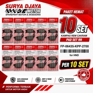 PACKAGE CONTENTS 10 BRAKE PADS FP-06435-KPP-2700 FEDERAL SUPRA, BLADE BRAKE PADSOriginal
