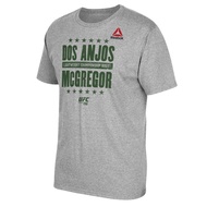 Reebok Conor McGregor vs. Rafael dos Anjos UFC Youth Grey UFC 196 T-Shirt BT7356