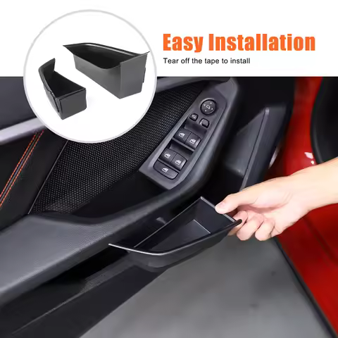 For BMW 1 2 Series F40 F44 2020+ ABS Car Front and Rear Door Inner Handle Armrest Storage Box Mobile
