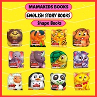 [MAMAKIDS] English Story Books Wild & Lovely Animals Shape Books 6 | Buku Cerita Mind To Mind
