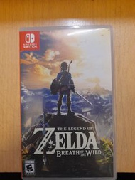 switch美版薩爾達傳說 曠野之息（有中文）