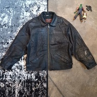 Vintage Bikers Leather Jacket Robert & Denil Italy