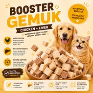Booster Gemuk Bulu Kucing Freeze Dried For Pet Untuk Cepat Gemuk High Protein Makanan Kucing 宠物冻干  C