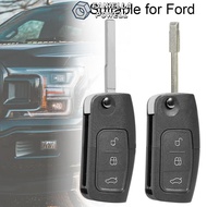 FANIELLAPOWELL Fob  3 Buttons Modified Replacement Car Accessories Car Key Shell for for Ford Focus 