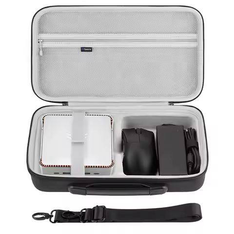 Geekria Mini PC Hard Shell Travel Case Compatible with KAMRUI Pinova P1/P2,Hyper H2,GMKtec M5 UltraM