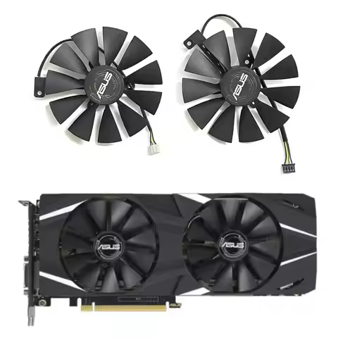 NEW 87MM 4IN FDC10U12S9-C DUAL-RTX 2060 2070 GPU Fan, For ASUS DUAL-RTX 2060 2070 2080 2080TI Graphi