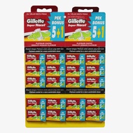 GILLETTE SUPER NACET 5+1 MATA PISAU 20PACKS X 5 BLADES