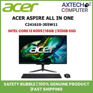 Acer Aspire C241610-305W11 23.8" FHD All-In-One Desktop PC (i3-N305, 8GB, 512GB SSD, Intel, W11, HS)