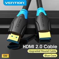 Vention สาย hdmi ต่อทีวี HDMI 2.0 Cable สายต่อโทรศัพท์tv Ethernet HDMI Adapter For HDTV LCD Projector HDMI 3D 4K Cable สายhdmi ยาว 1/3/5/10/15/20 ยาว