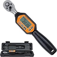 Digital Torque Wrench, 73.7 Ft.lbs/3-100 N.m, 1/2 in Drive Rachet Torque Wrench with Buzzer & LED In