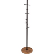【Direct from Japan】J-kitchens Pole Hanger, Brown, Product (W x D x H): 13.8 x 13.8 x 59.1 inches (35