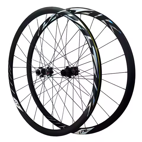 700C Gravel Road Bike Wheelset straight 24H Rim Depth 30mm Disc Brake 6 Pawl Hub Body HG XD MS Drive
