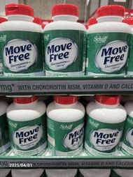 好市多代購Schiff Move Free 益節葡萄糖胺+軟骨素+MSM+維生素D+鈣錠 240錠