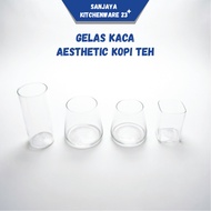 Aesthetic Glass One Two Cups | Sanjaya Kitchenware 23