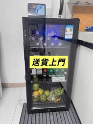 單門雪櫃#小型冷藏展示櫃#玻璃門雪櫃飲品櫃#黑色雪櫃Refrigerator