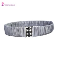 [Menolana] Cinch Belt, Elegant Corset Pleated Crinkle, Waist Band Cinch Band Trimmer for Casual Outf