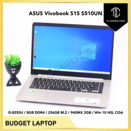 ASUS Vivobook S15 S510UN Intel Core i5-8250U 8GB DDR4 RAM 256GB M.2 SSD 940MX 2GB GPU Refurbished La