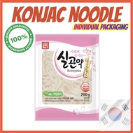 [Premium] Konjac Noodle Korean Konjac Noodles 10 pack Konjac Noodle Instant 200g 10pack 1 pack