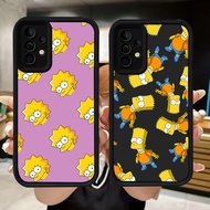 Q76 Simpson soft Casing for Samsung A34 A55 A54 A36 A15 A35 S25 Ultra A16 A24 A05S A25 A56 A04s A14 