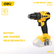 DELI Cordless Li-ion Impact Drill (20V / 50Nm / 10mm / 27000bpm / Brushless) DC150Z / DC150