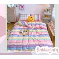 Rainbow rainbow Sheets // bubblegump Sheets uk 180 160 120 Homemade Do Not Fade