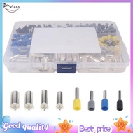 390Pcs AWG (2 4 6 8 10 12 14 16) Wire Ferrules Kits Crimp Terminal Connector Sleeves Crimping Tool
