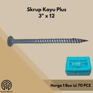 CHW wood screw 3” x 12 / wood screw CHW 3” x 12