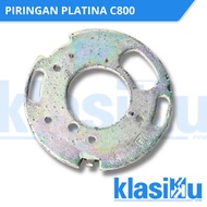 Platinum Mounting Plate CB CB100 CB125 Platinum Mounting Plate honda CB super cup 800 new old stock