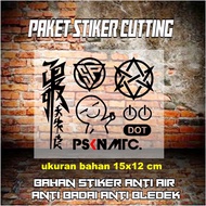 Cutting sticker package, motorcycle cutting sticker, hologram cutting sticker, sticker pack