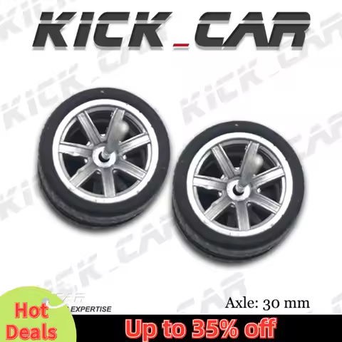 1/64 Wheels with Rubber Tires PF07 Refitting Parts for Diecast Model Car Hot Wheels Matchbox Tomica 