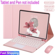 ✿case with Touchpad Keyboard For iPad 10.2 5th 6th 7th Gen 8th 9th 10.9'' iPad 10th Generation Bluetooth Touch pad Keybo