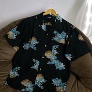 Japanese Hawaiian Shirt North Zone Japan Size Kirin きりん /Size L 44size