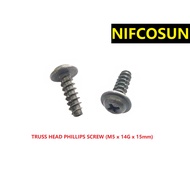 [READY STOCK] SCREW FOR AUTOMOTIVE (M5 x 14G x 15mm)